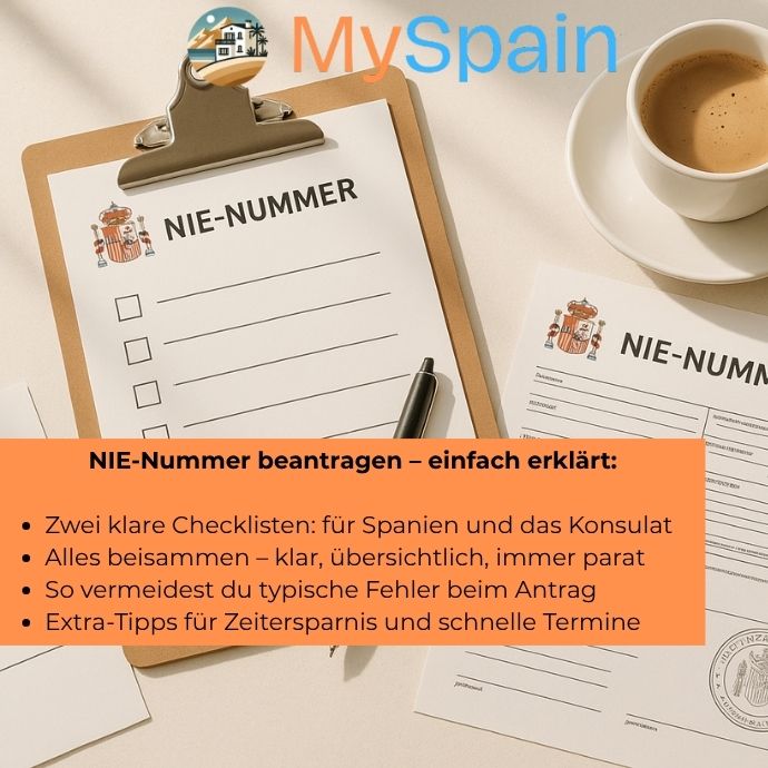 NIE-Nummer beantragen - Checklisten